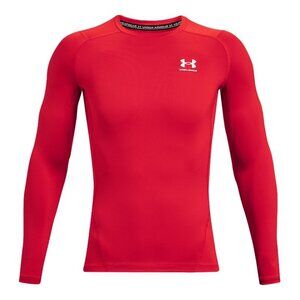 Under Armour Men’s HeatGear Armour Long Sleeve Baselayer Top XXL Red Compression